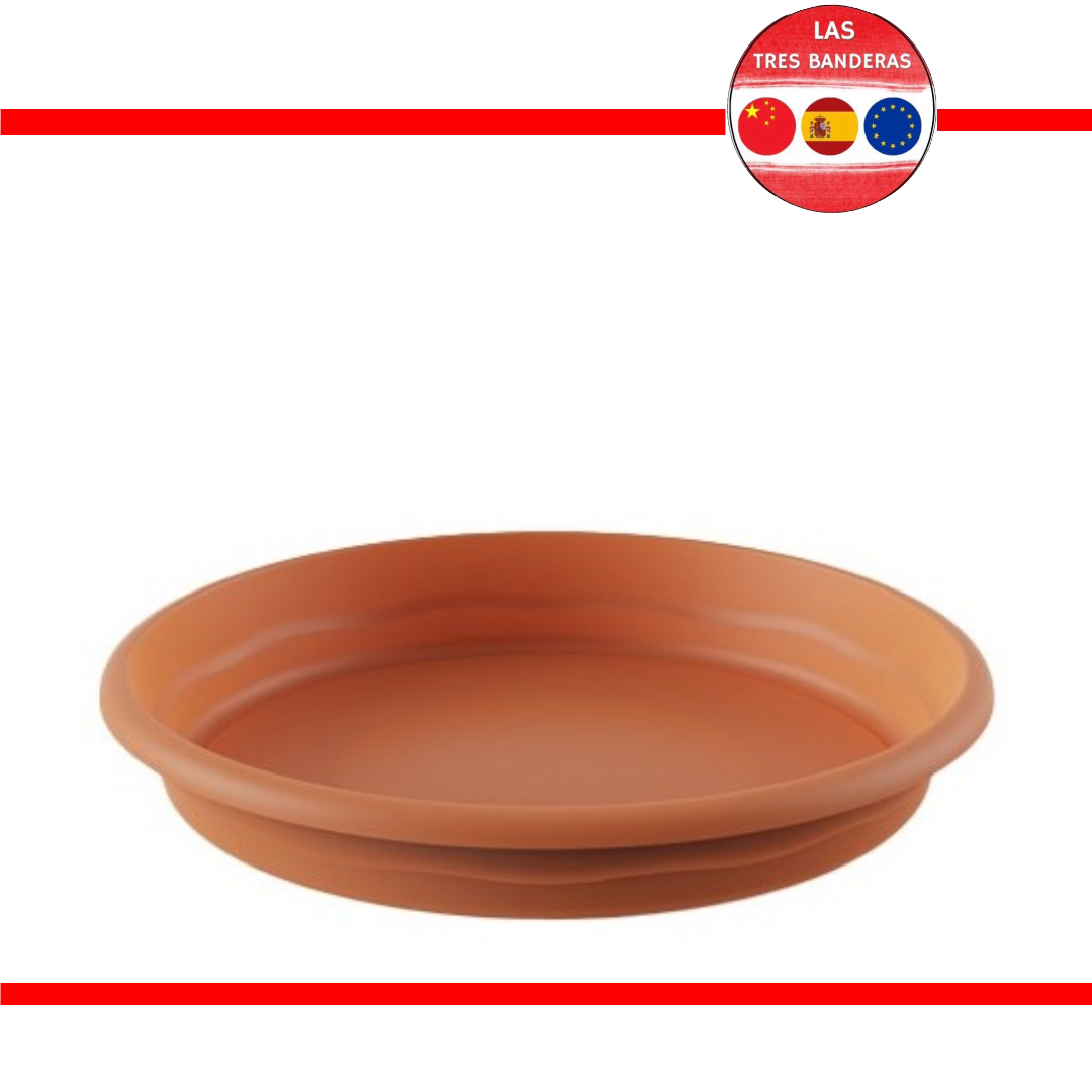 PLATO MACETA 26CM TERRACOTA 7426