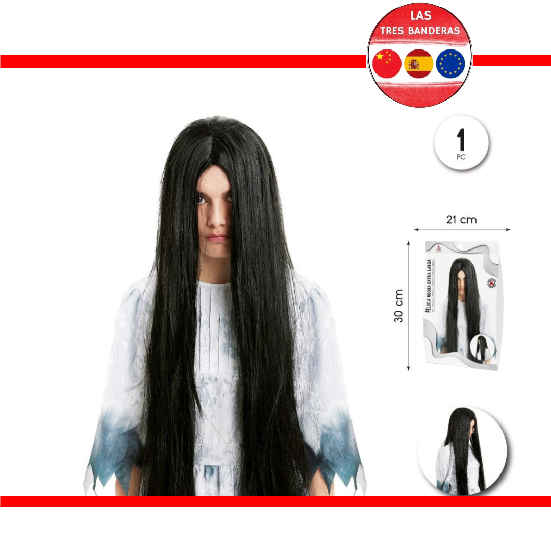 PELUCA NEGRA EXTRA LARGA