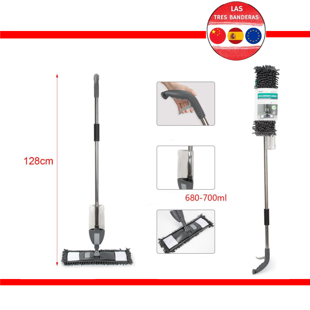 JUEGO MOPA C/PULVERIZADOR 128CM