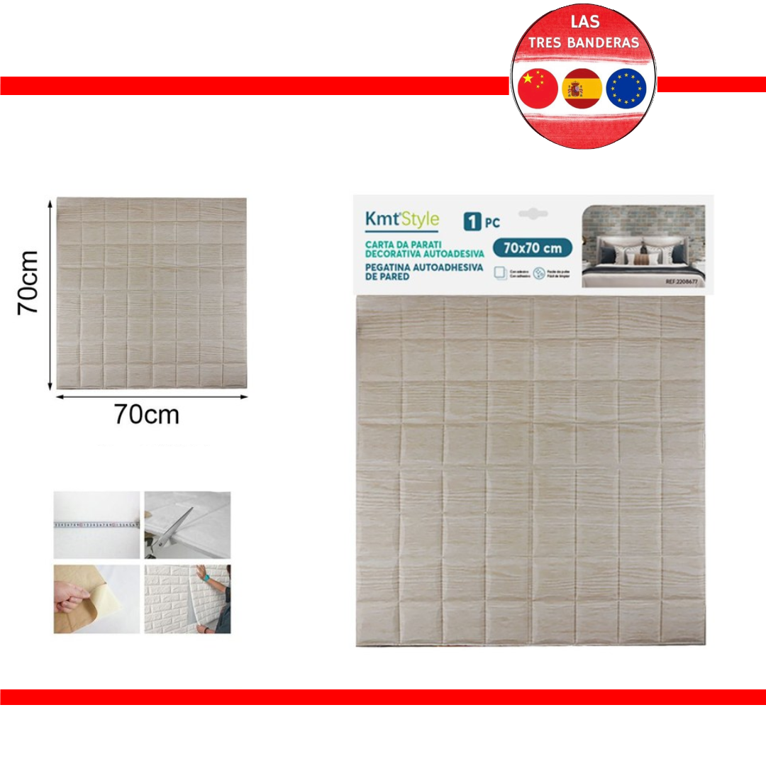 PEGATINA AUTOADHESIVA PARED 70*70CM