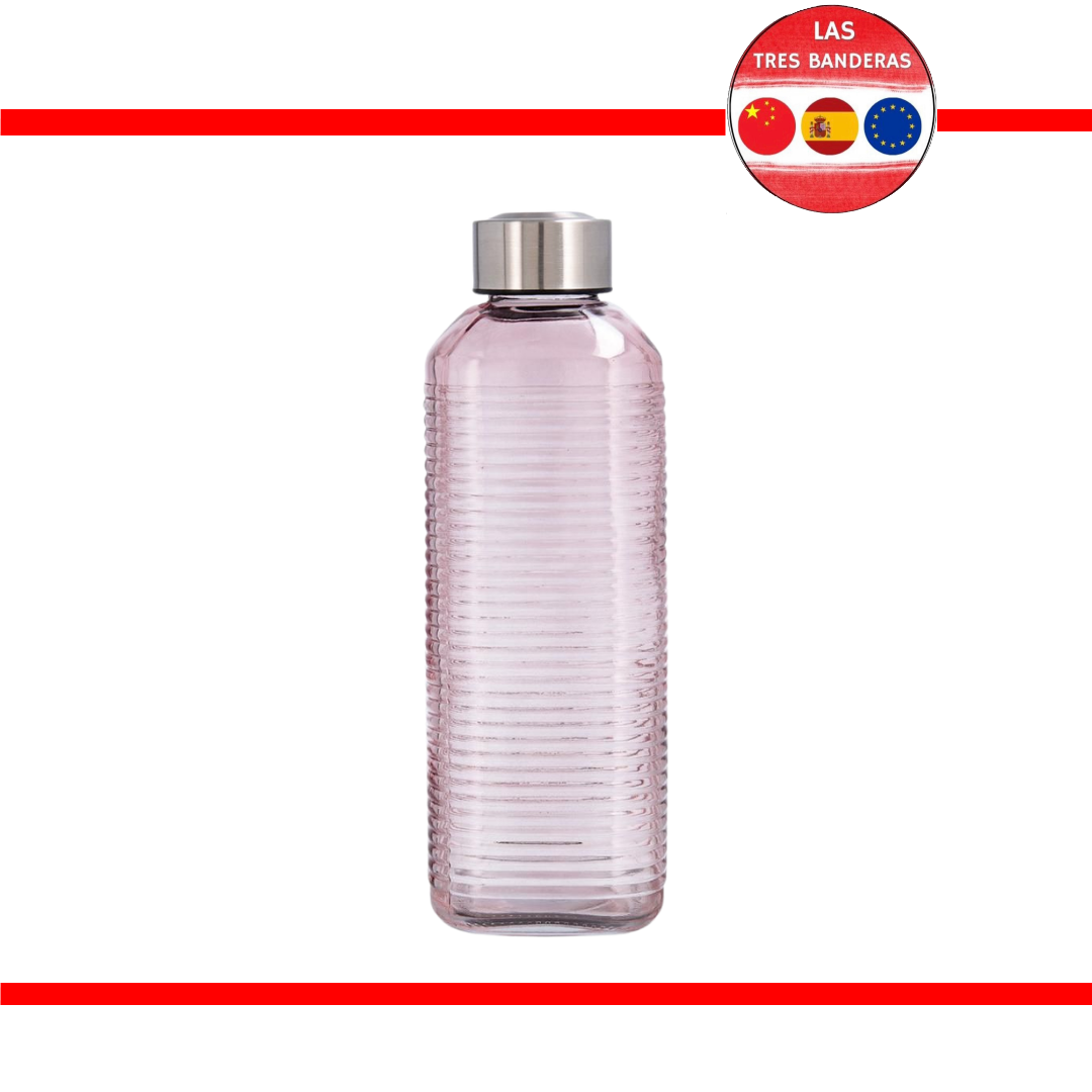 BOTELLA VIDRIO TAPE ACERO INOX 1.3L VELVET