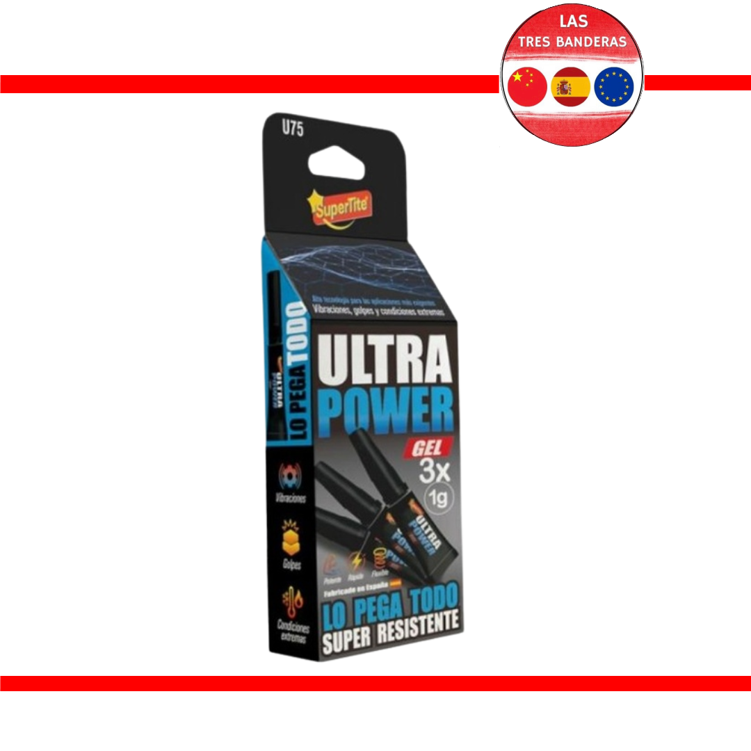 ADHESIVO ULTRA POWER GEL Bbox 3X1g