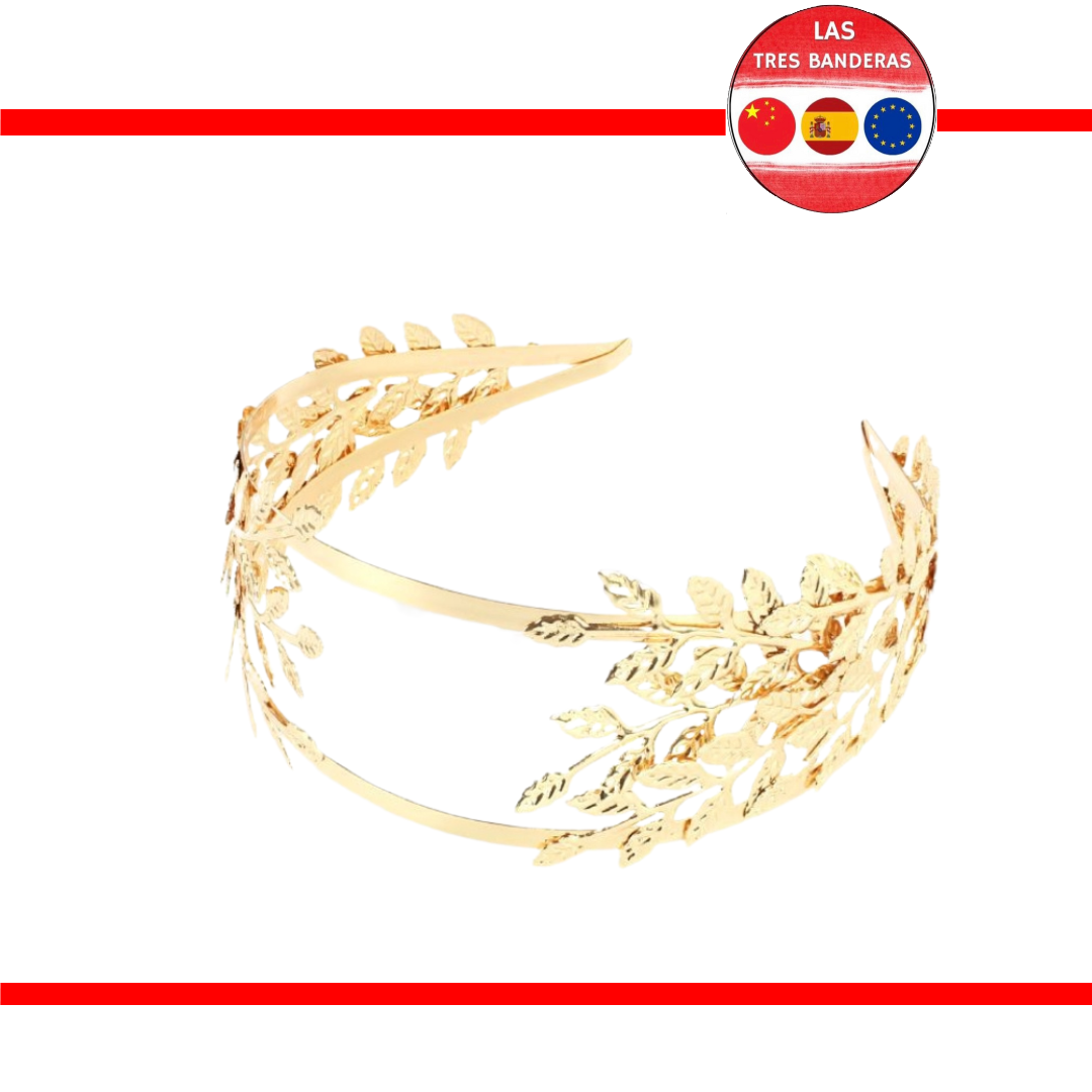 DIADEMA LAUREL METAL
