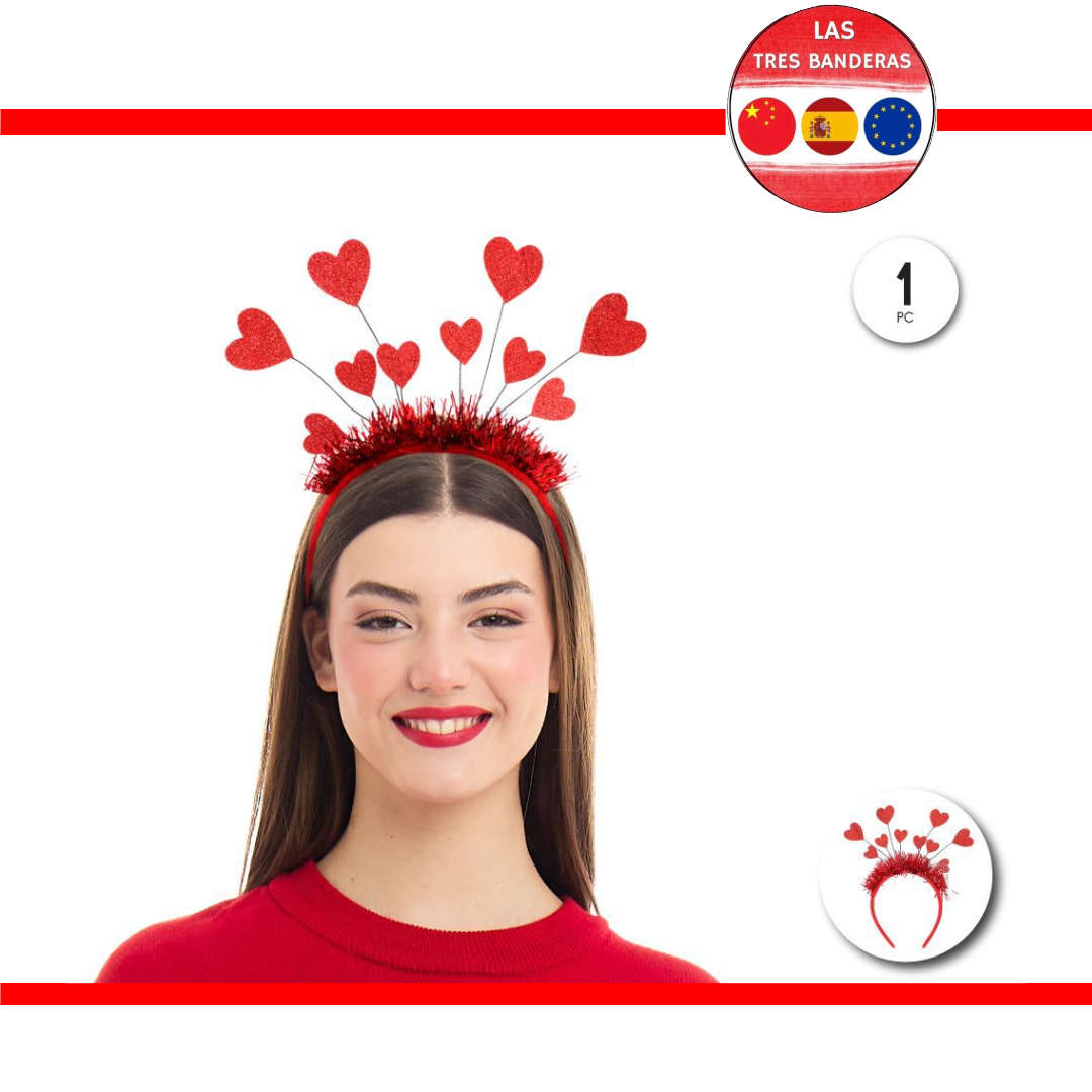 DIADEMA SAN VALENTIN DIOSA DEL AMOR