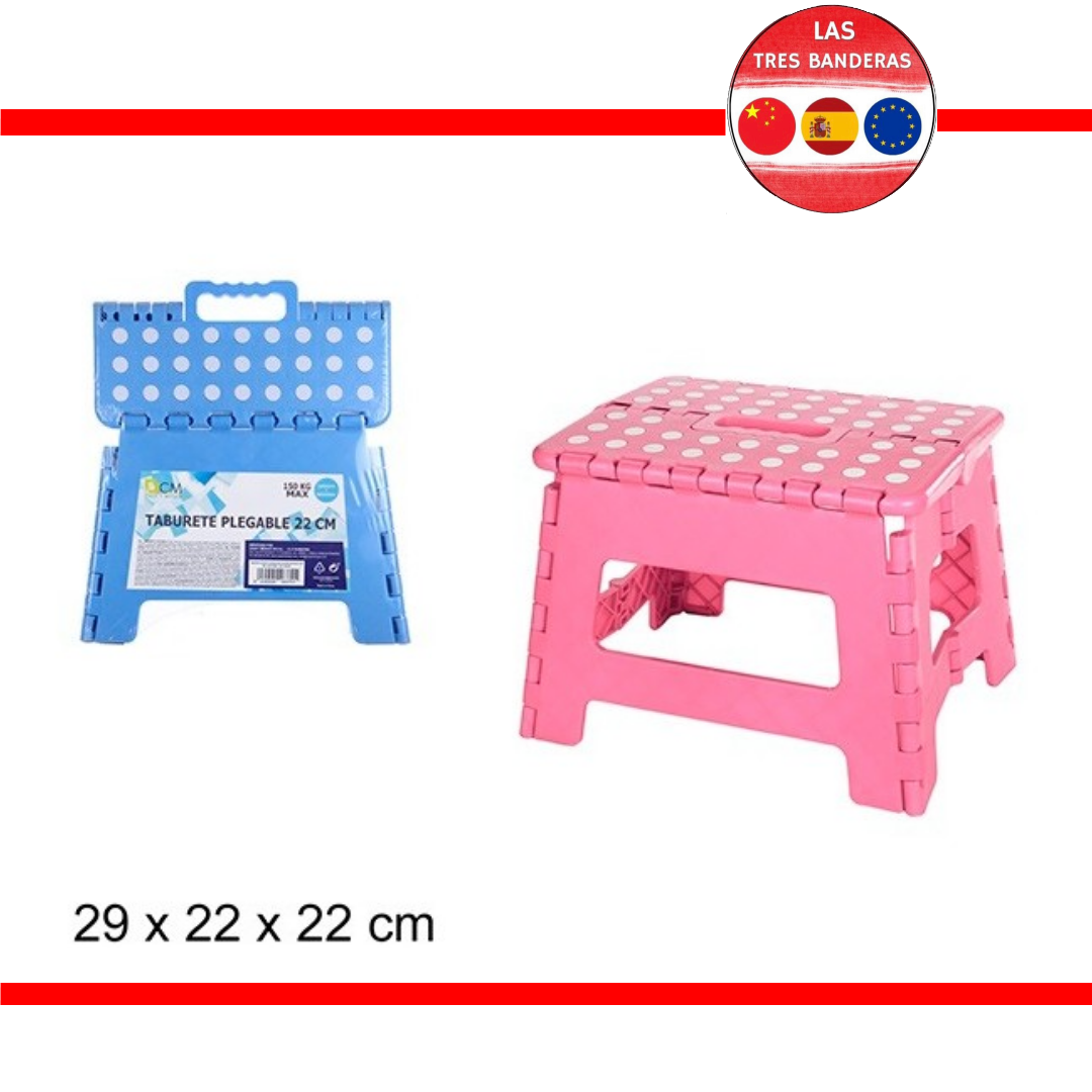 TABURETE PLEGABLE 29X22X22CM