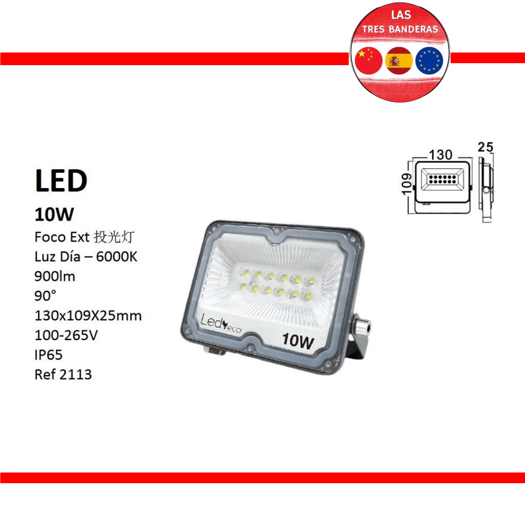 LED FOCO EXT IOWK 900LM