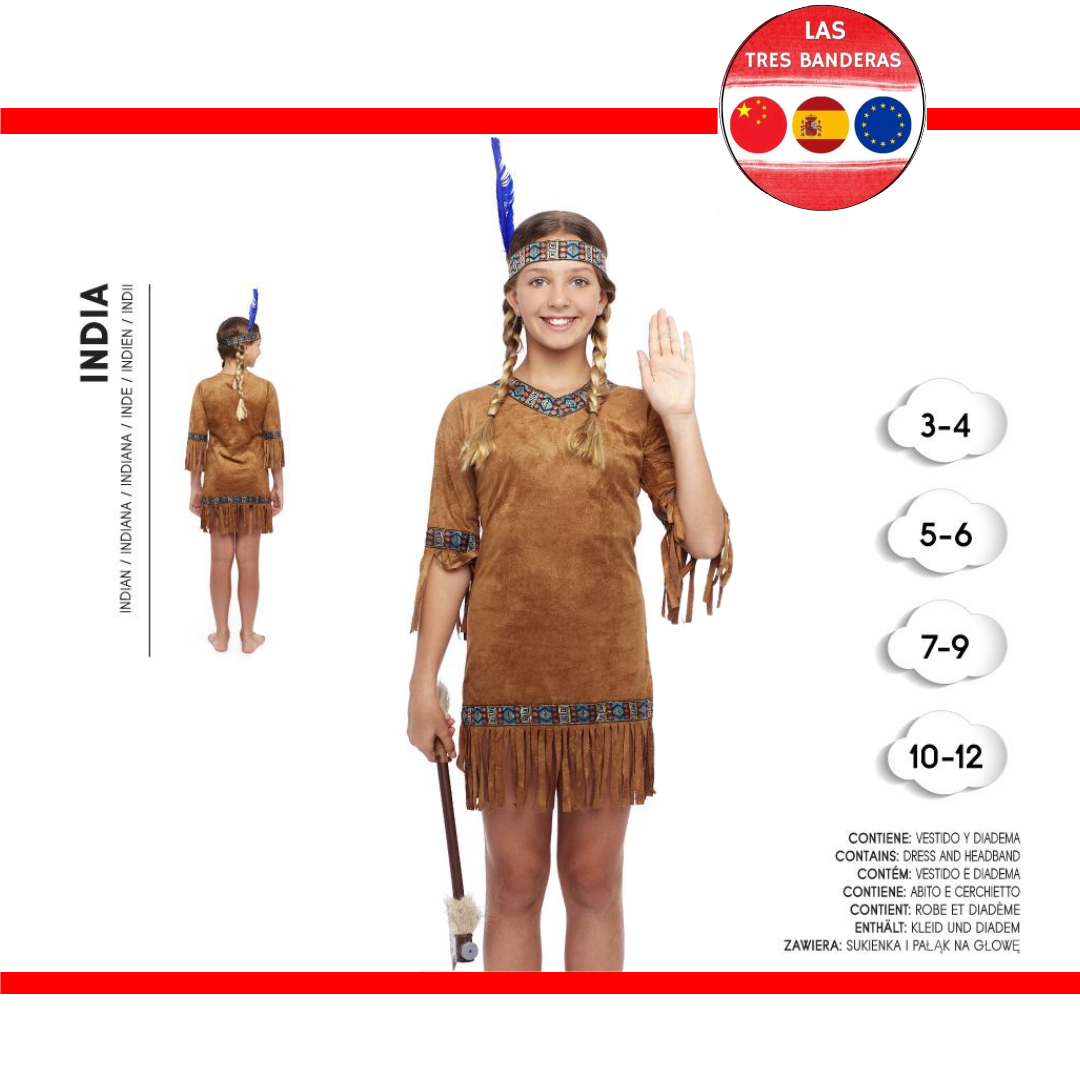 DISFRAZ INDIA 3-9