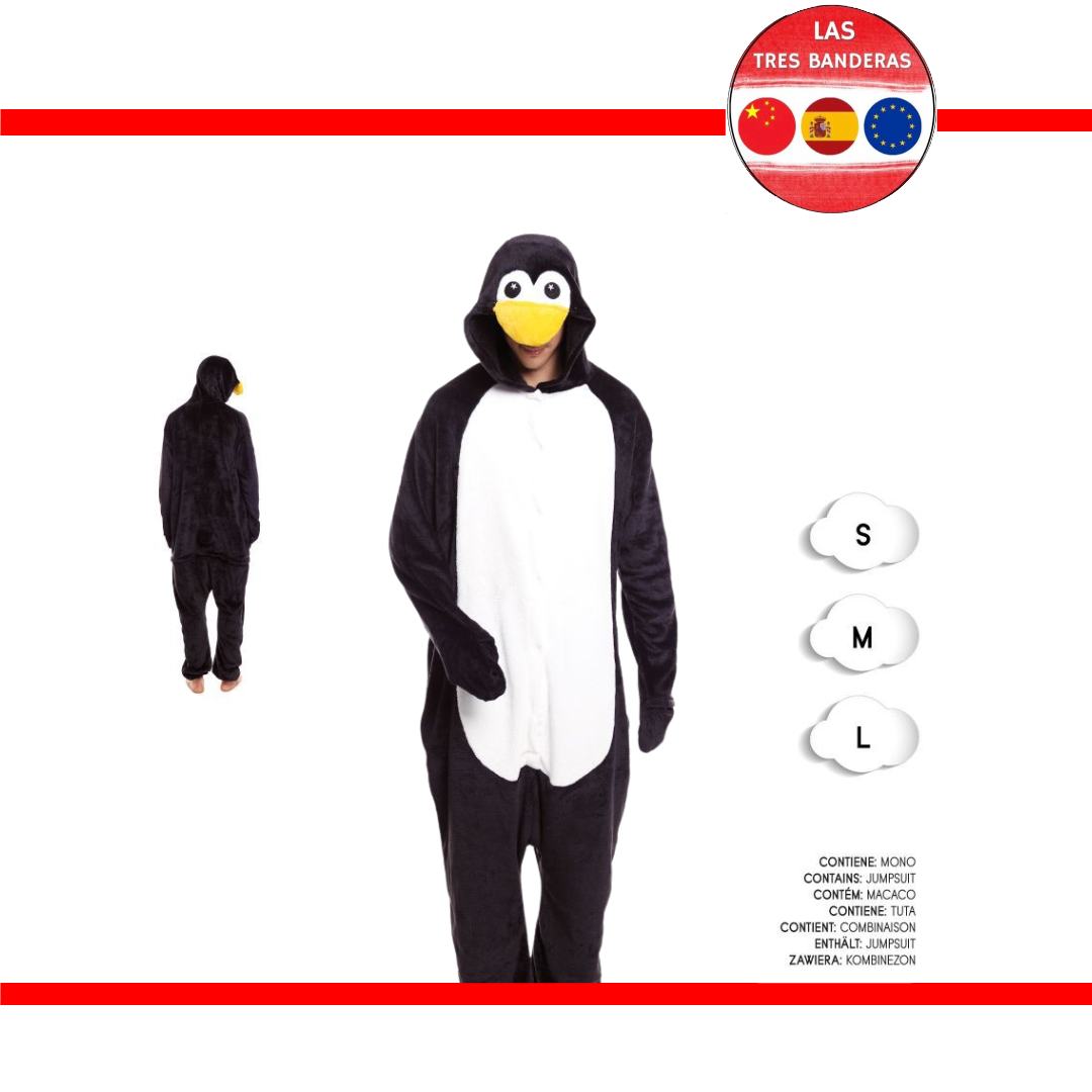 PIJAMA PINGUINO S-M-L
