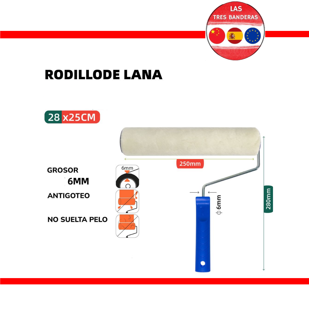RODILLO LANA 25CM
