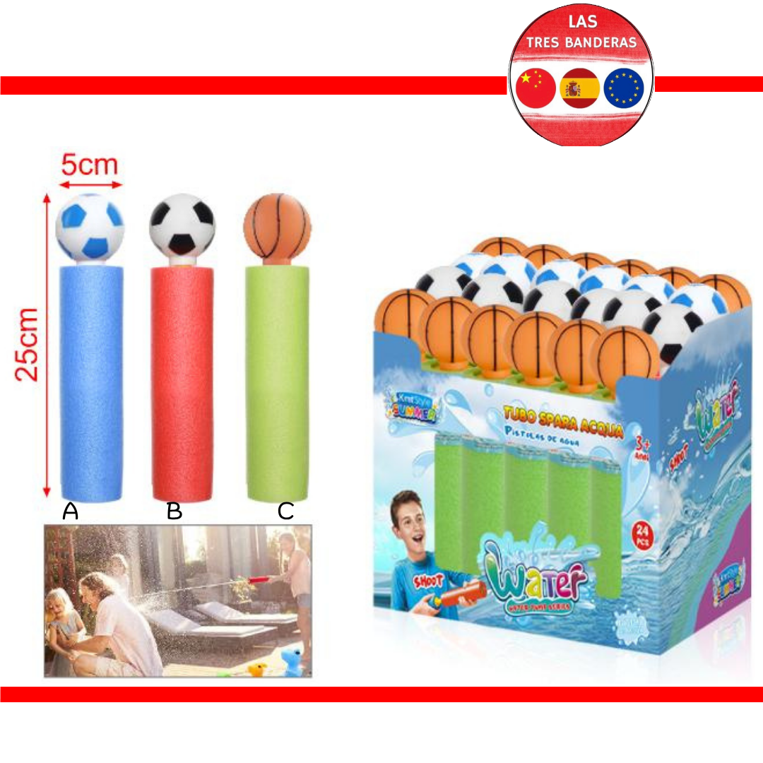 PISTOLAS AGUA 5CM 25CM