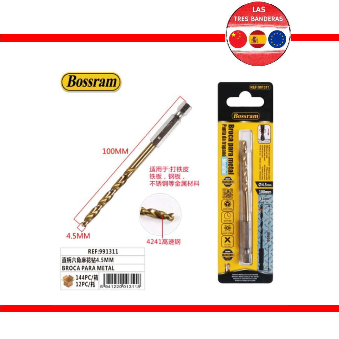 BROCA METAL 4.5X100MM