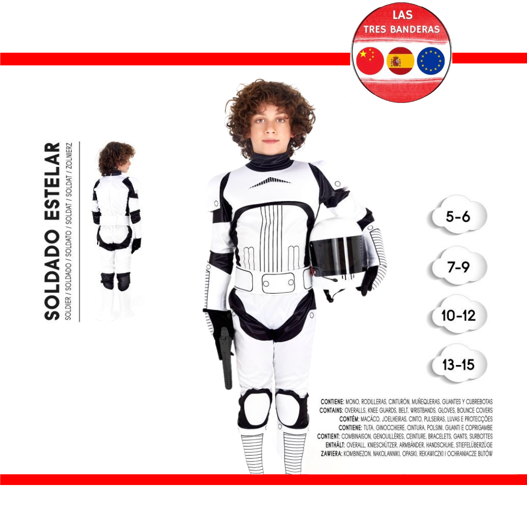 DISFRAZ SOLDADO IMPERIAL 3-12