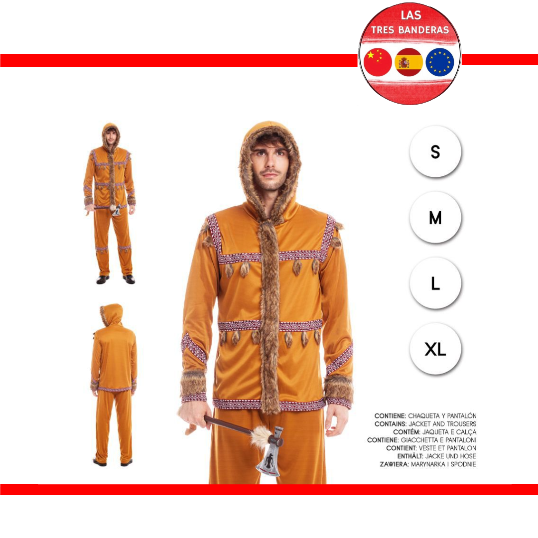 DISFRAZ ESQUIMAL S-L-XL