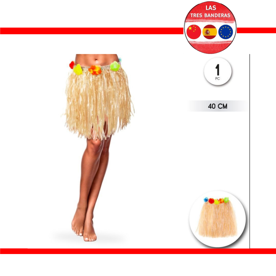 FALDAS HAWAIANAS NATURAL