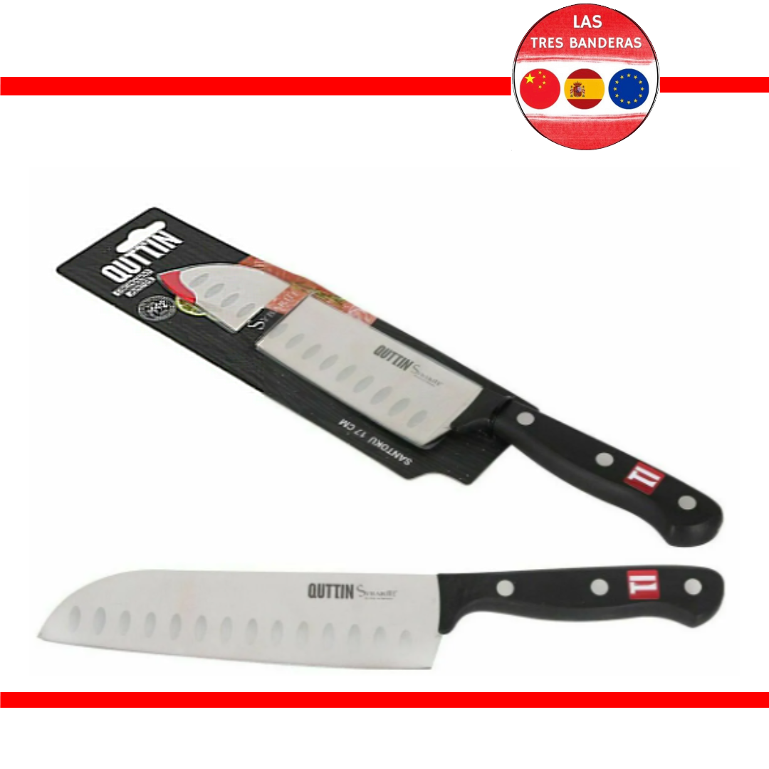 CUCHILLO SANTOKU 17CM C/ALV"SYBARITE