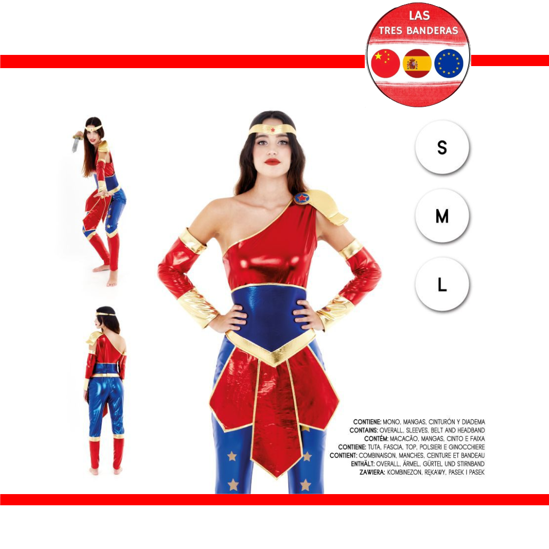 DISFRAZ SUPER GUERRERA