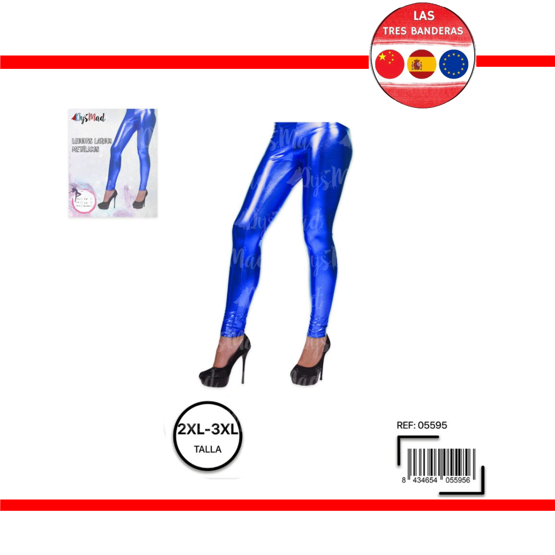 PANTALON METALIZADA ADULTO XXL-XXXL