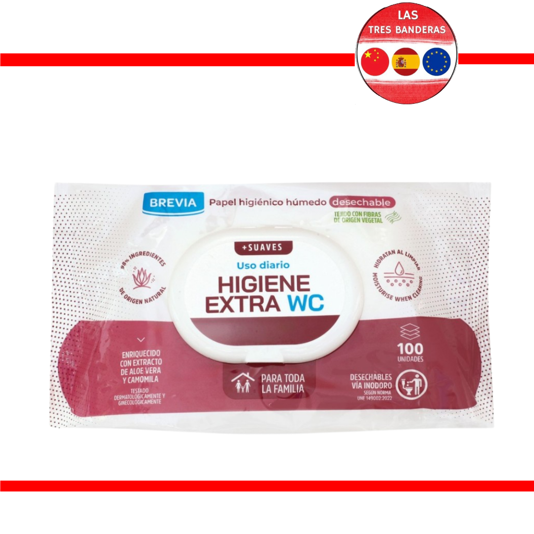 100 TOALLITA HIGIENICO