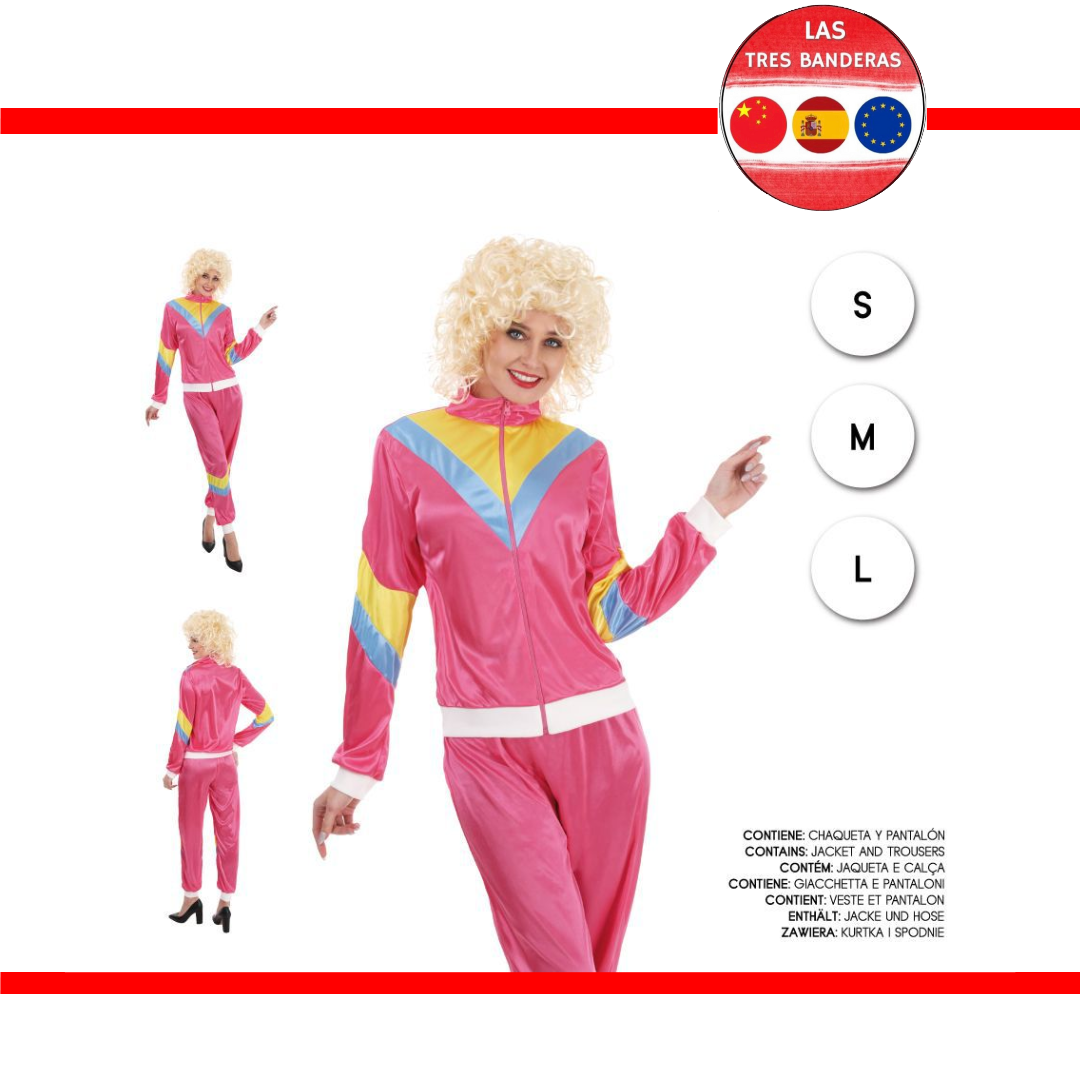 DISFRAZ CHANDAL 80S S-M-L