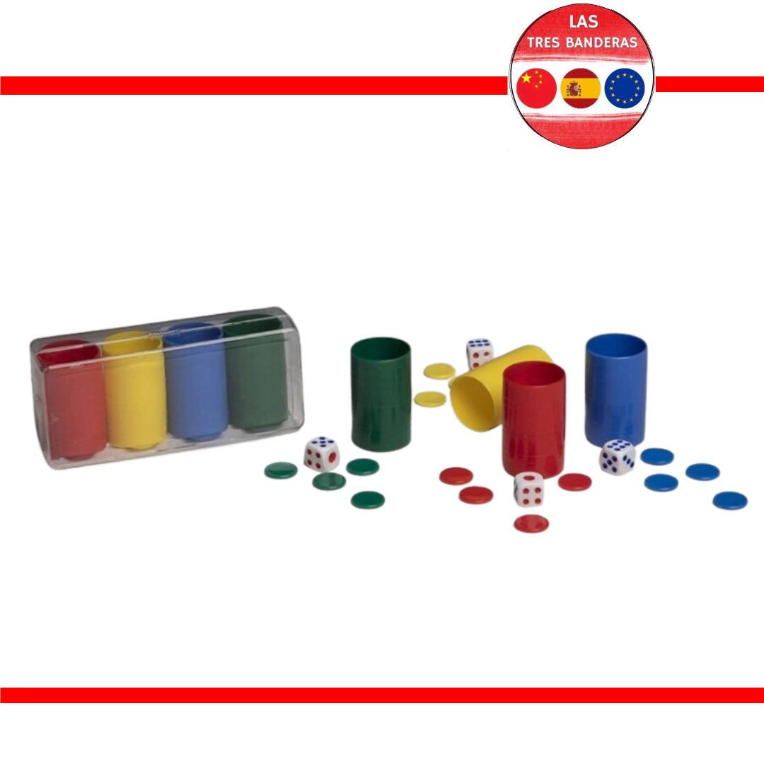6006-FICHAS PARCH 4 JUGADORES CAJA C