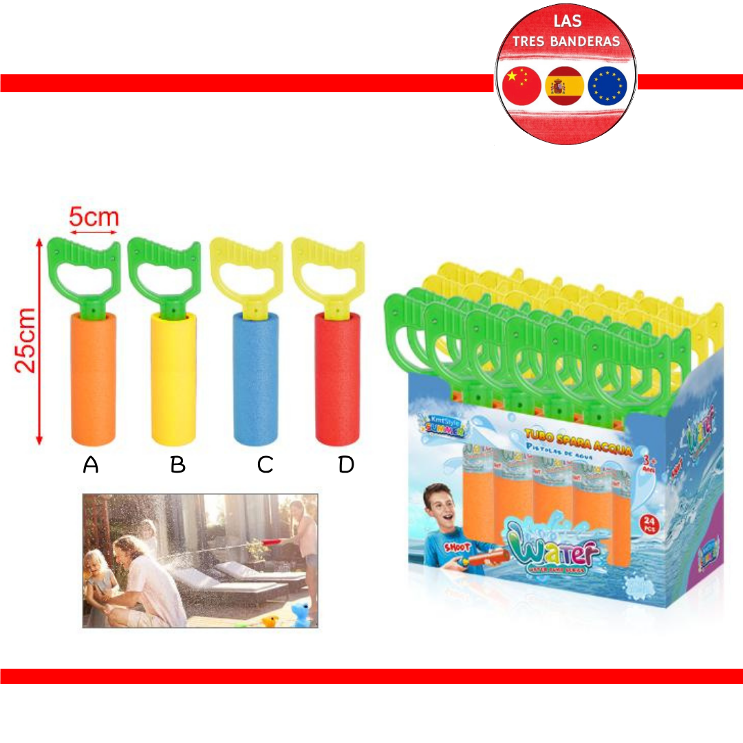 PISTOLAS AGUA 5CM 25CM