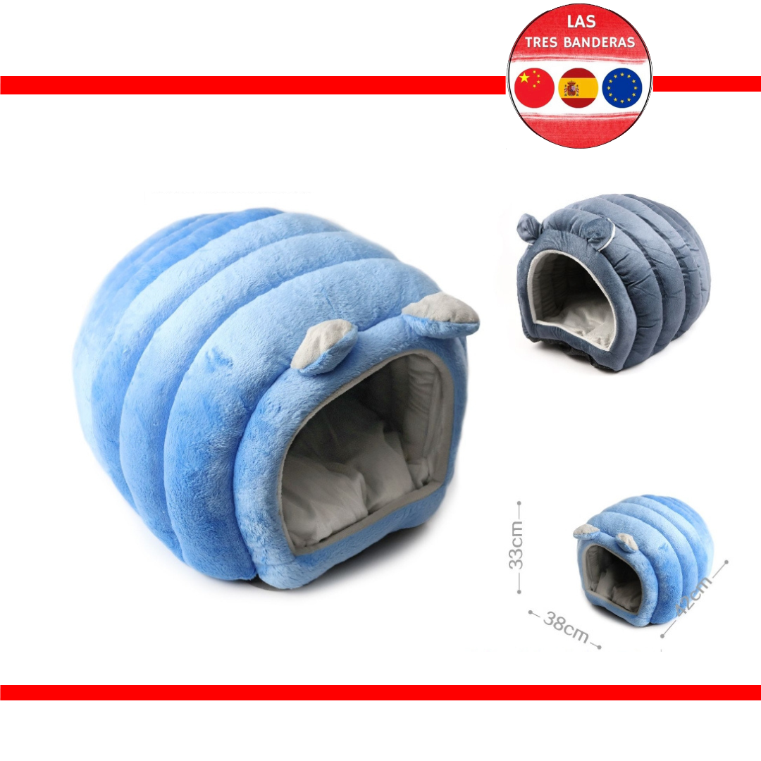 CUNA MASCOTAS AZUL 38*42*33CM