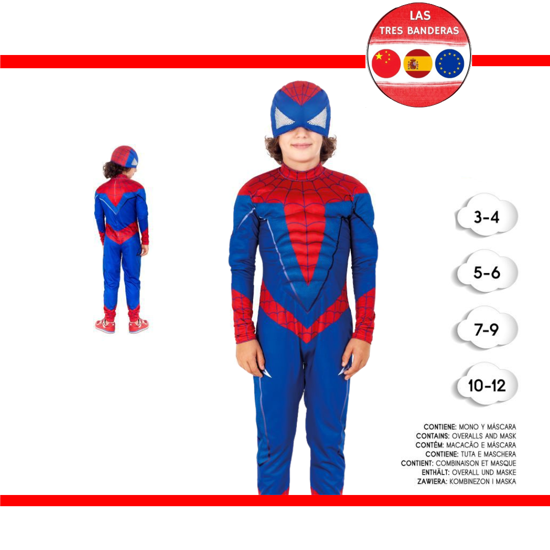 DISFRAZ HEROE ARACNIDO 3-12