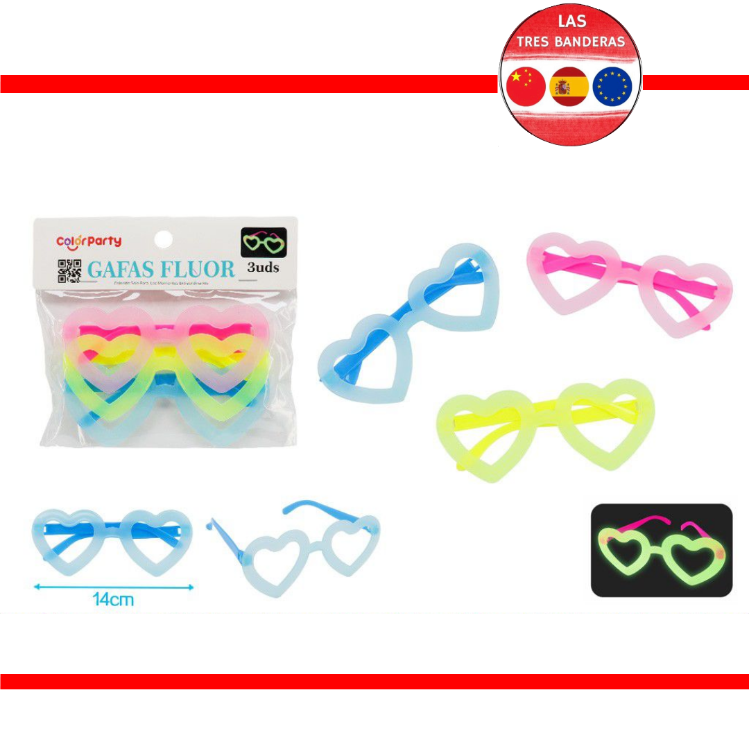 GAFAS FLUOR 3PCS