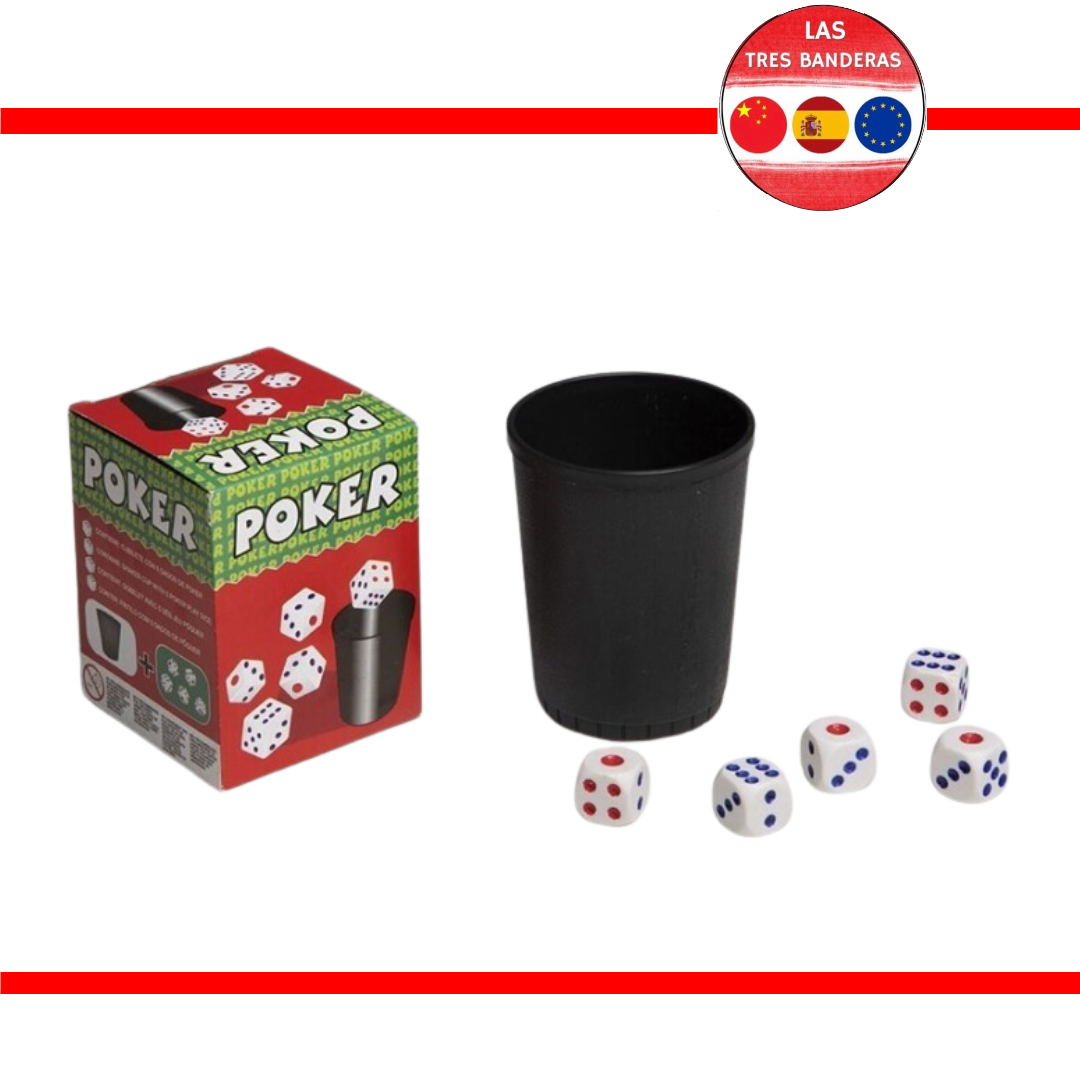 CUBILETE POKER 5 DADOS