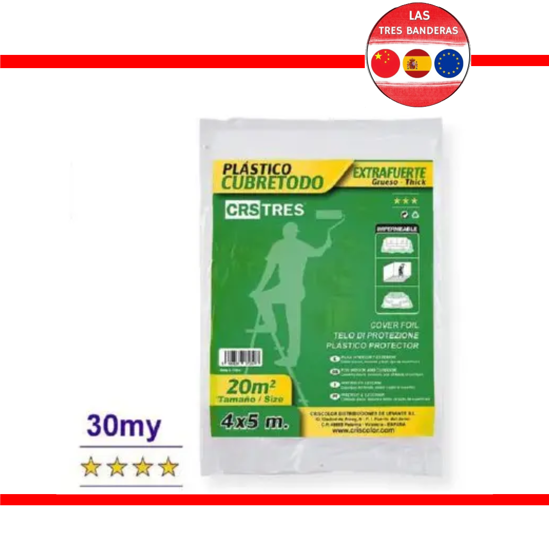 CUBRETODO EXTRAFUERTE 4X5M 30 MICRAS 46