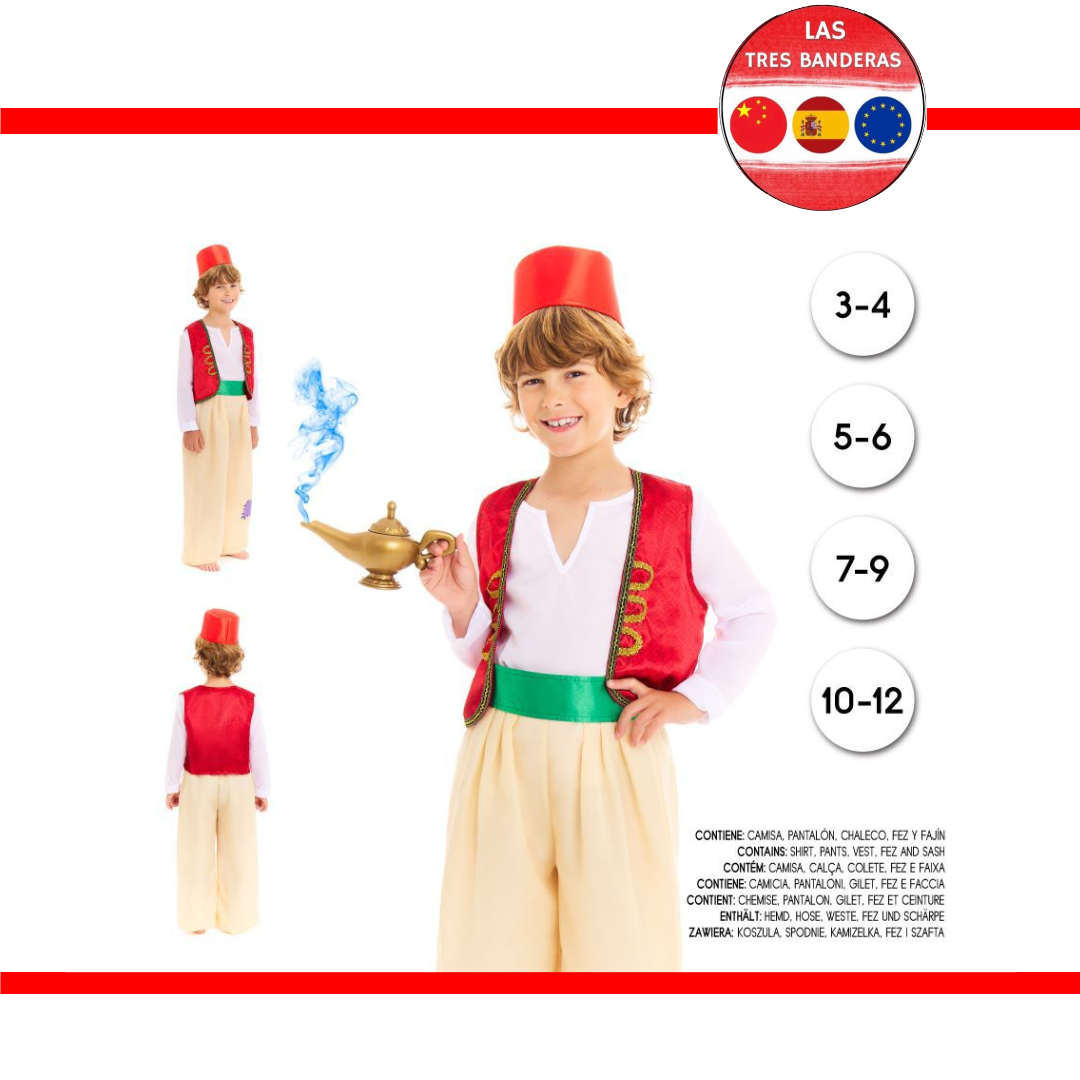 DISFRAZ ALADINO 3-12