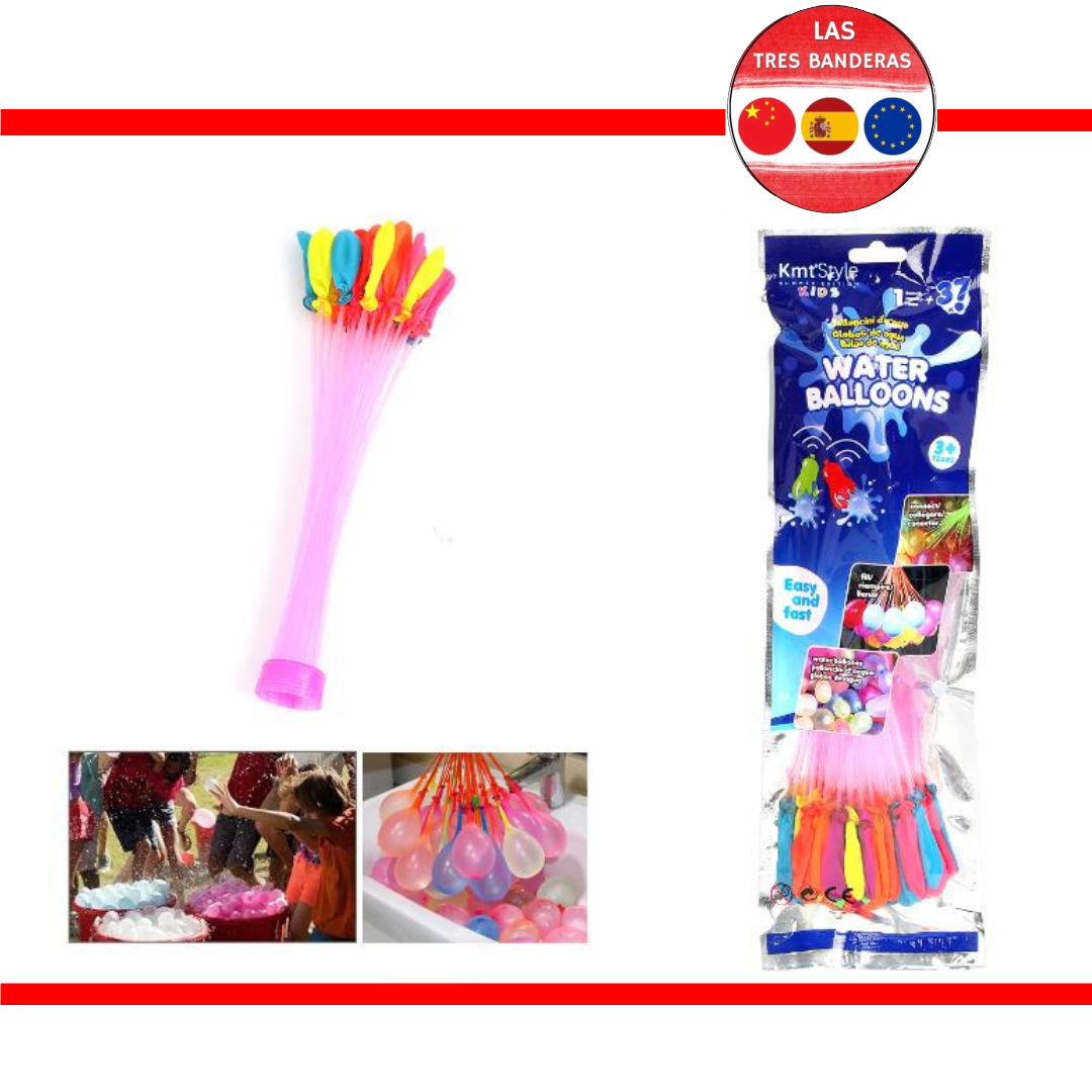 GLOBOS AGUA 37PCS