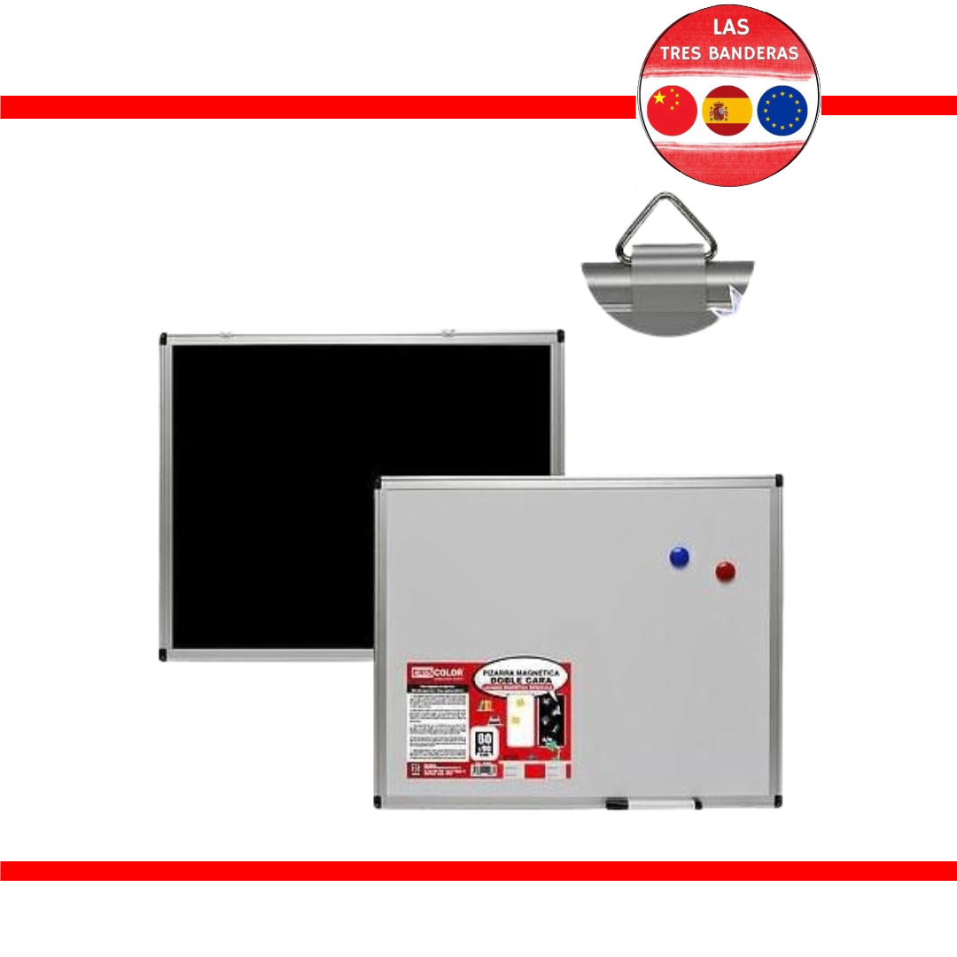 PIZARRA MAGNETICA DOBLE CARA