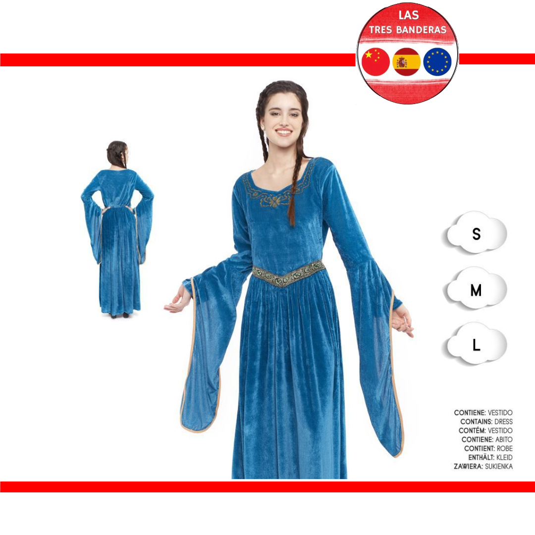 DISFRAZ PRINCESA VIKINGA M-L