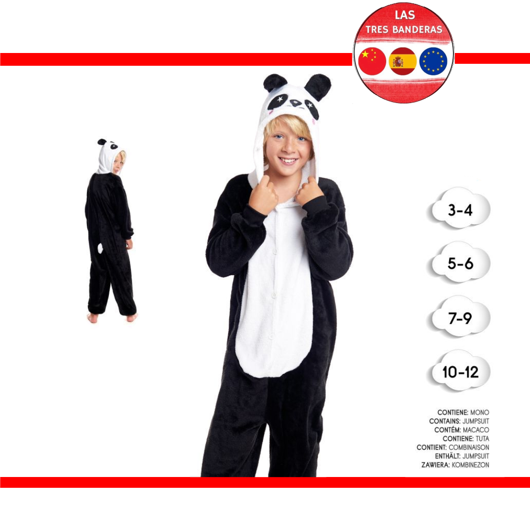 DISFRAZ PIJAMA PANDA