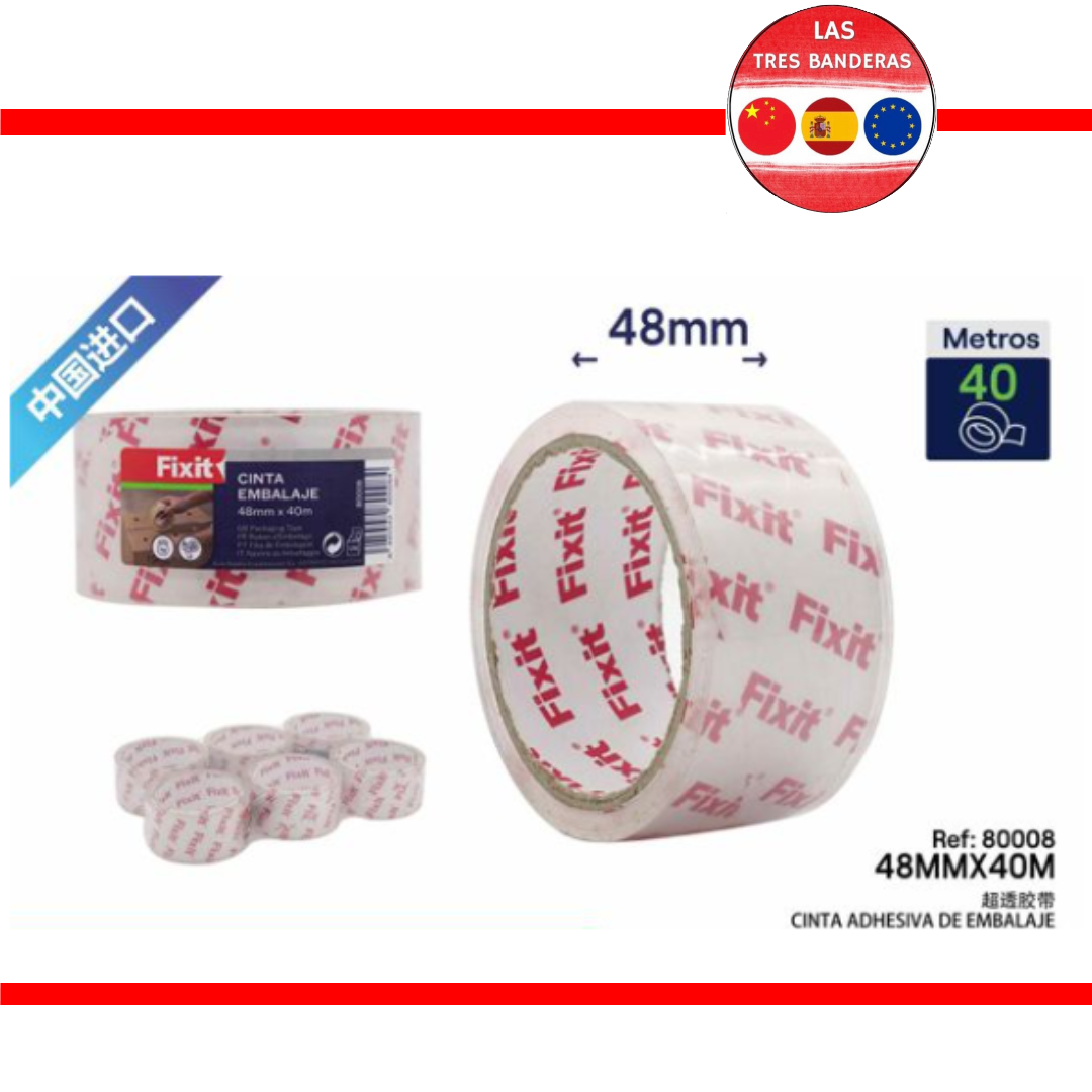 CINTA EMBALAJE SUPER TRANSPARENTE