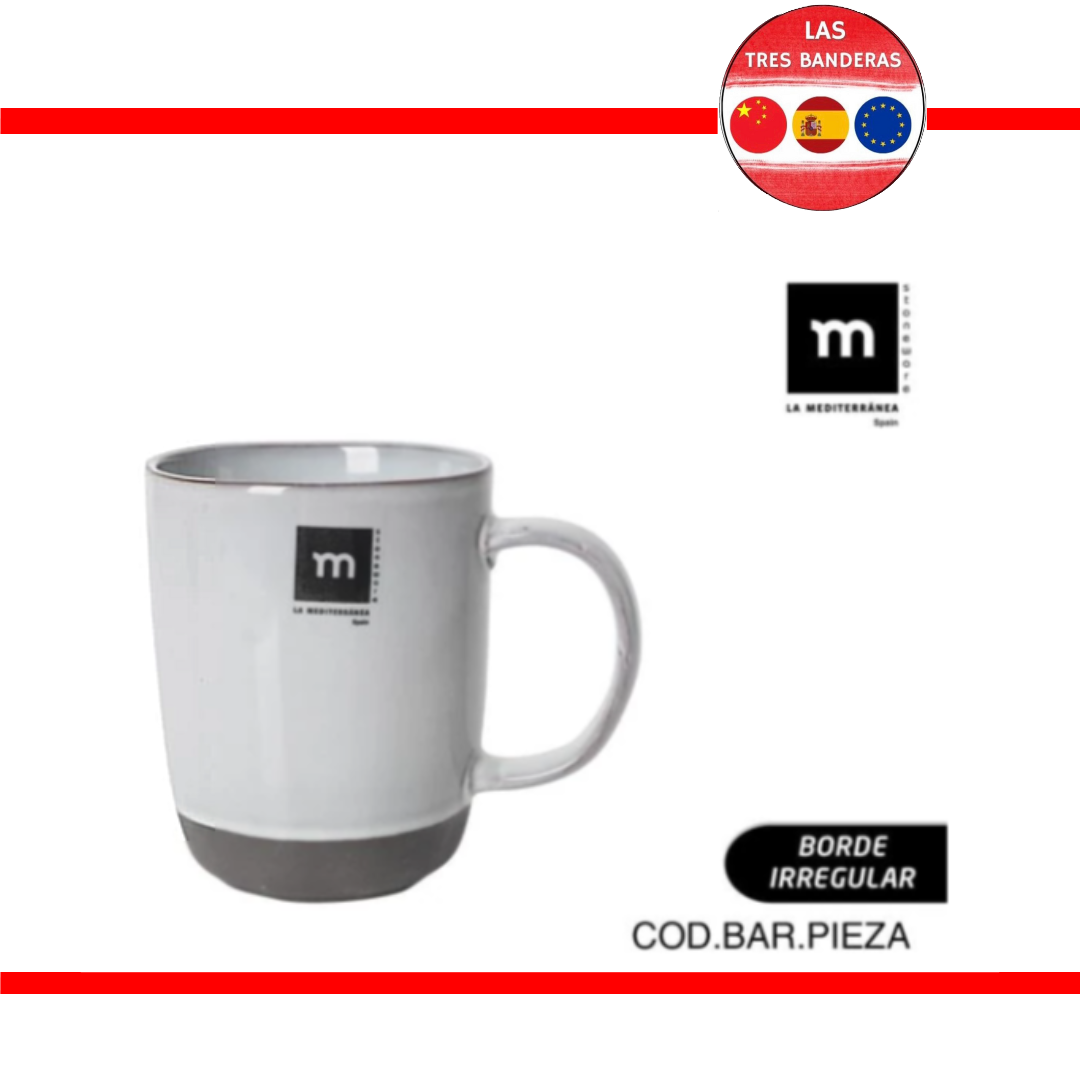 MUG 410ML BLACK CLAY MD