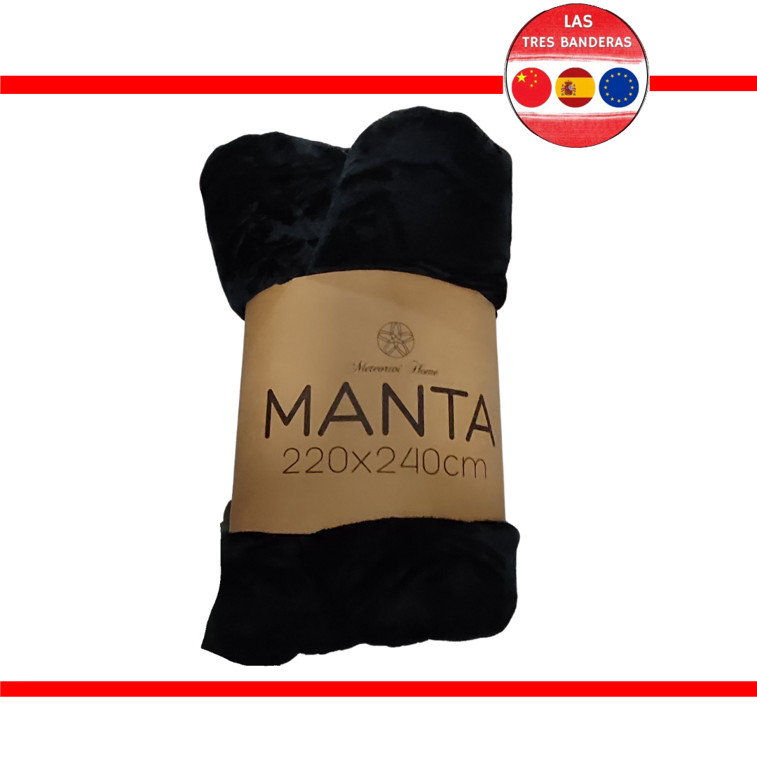 MANTA LISO FRANELA 220X240CM