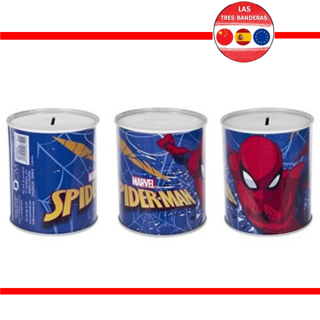 HUCHA METAL 10X12CM SPIDER-MAN