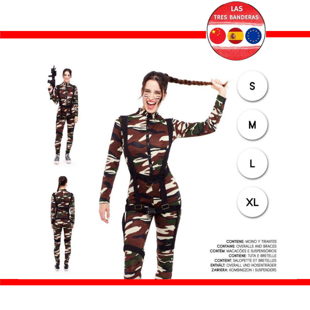 DISFRAZ FUERZAS ESPECIALES MUJER S