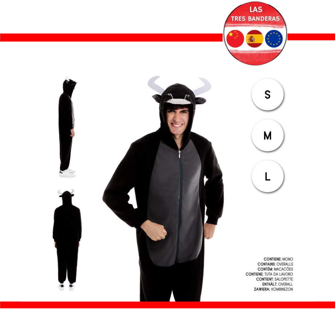 DISFRAZ TORO S-M-L