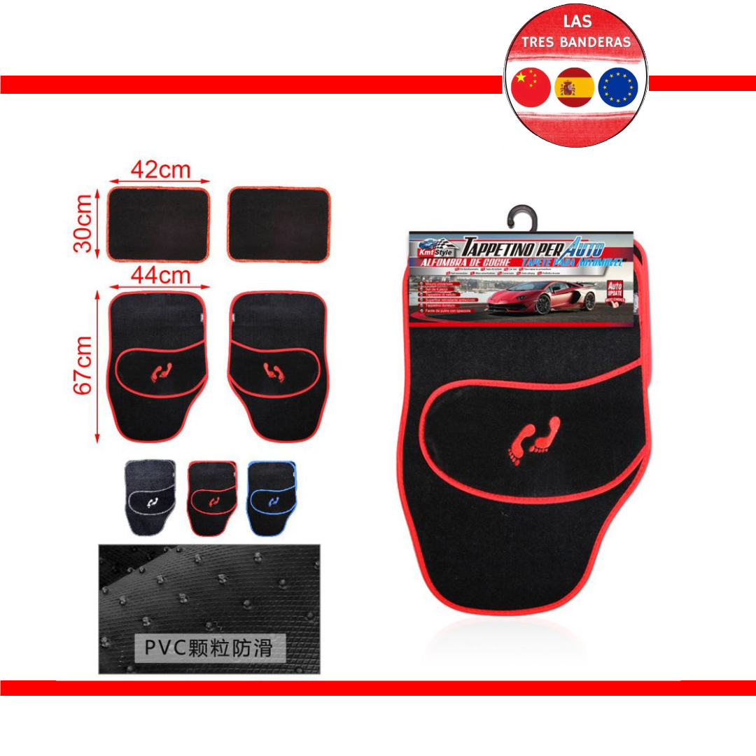 ALFOMBRA COCHE 4PCS