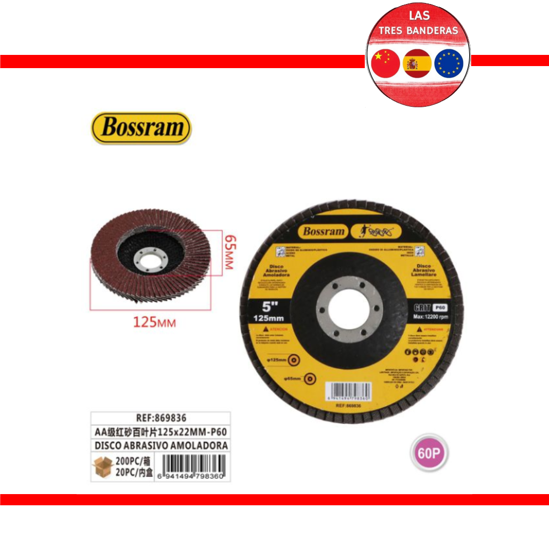 DISCO ABRASIVO AMOLADORA