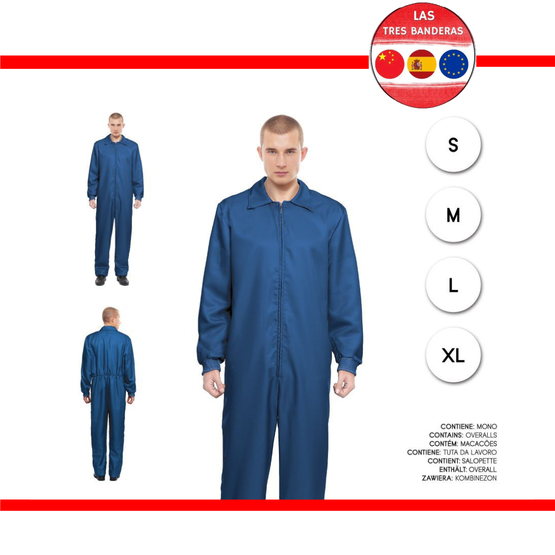 DISFRAZ MONO WORKER AZUL