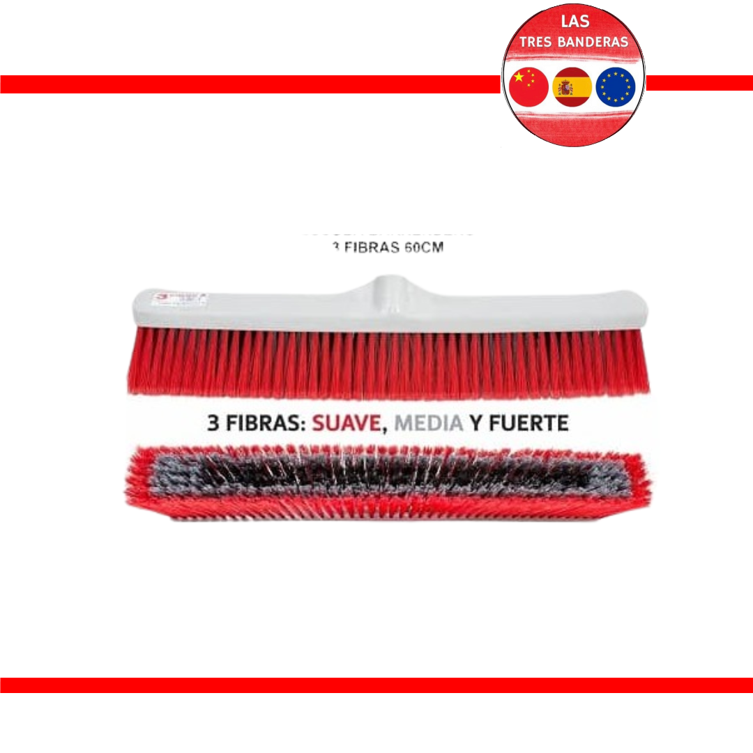 CEPILLO BARRENDERO 60CM 3 FIBRAS