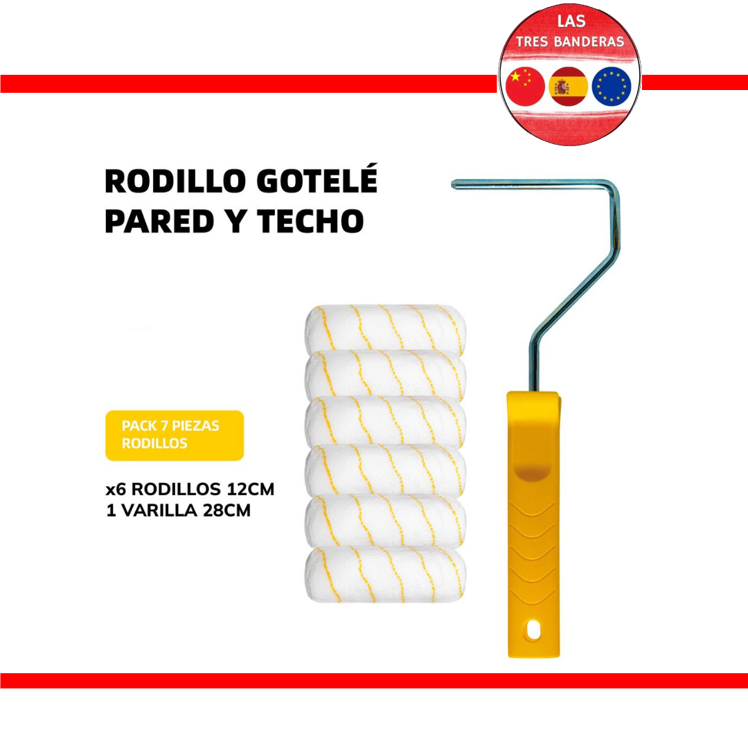 JUEGO DE RODILLOS 7 PIEZAS