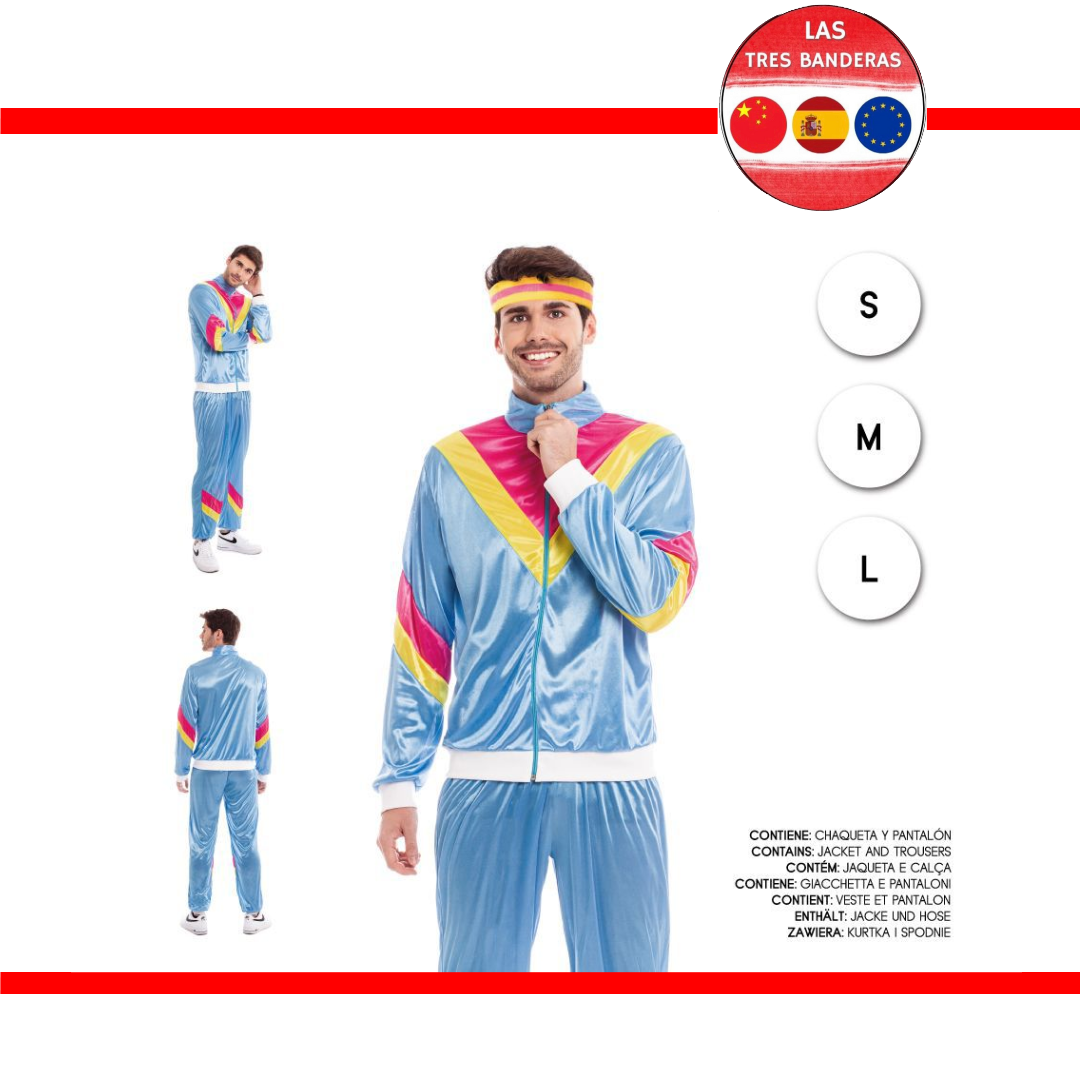 DISFRAZ CHANDAL 80S L