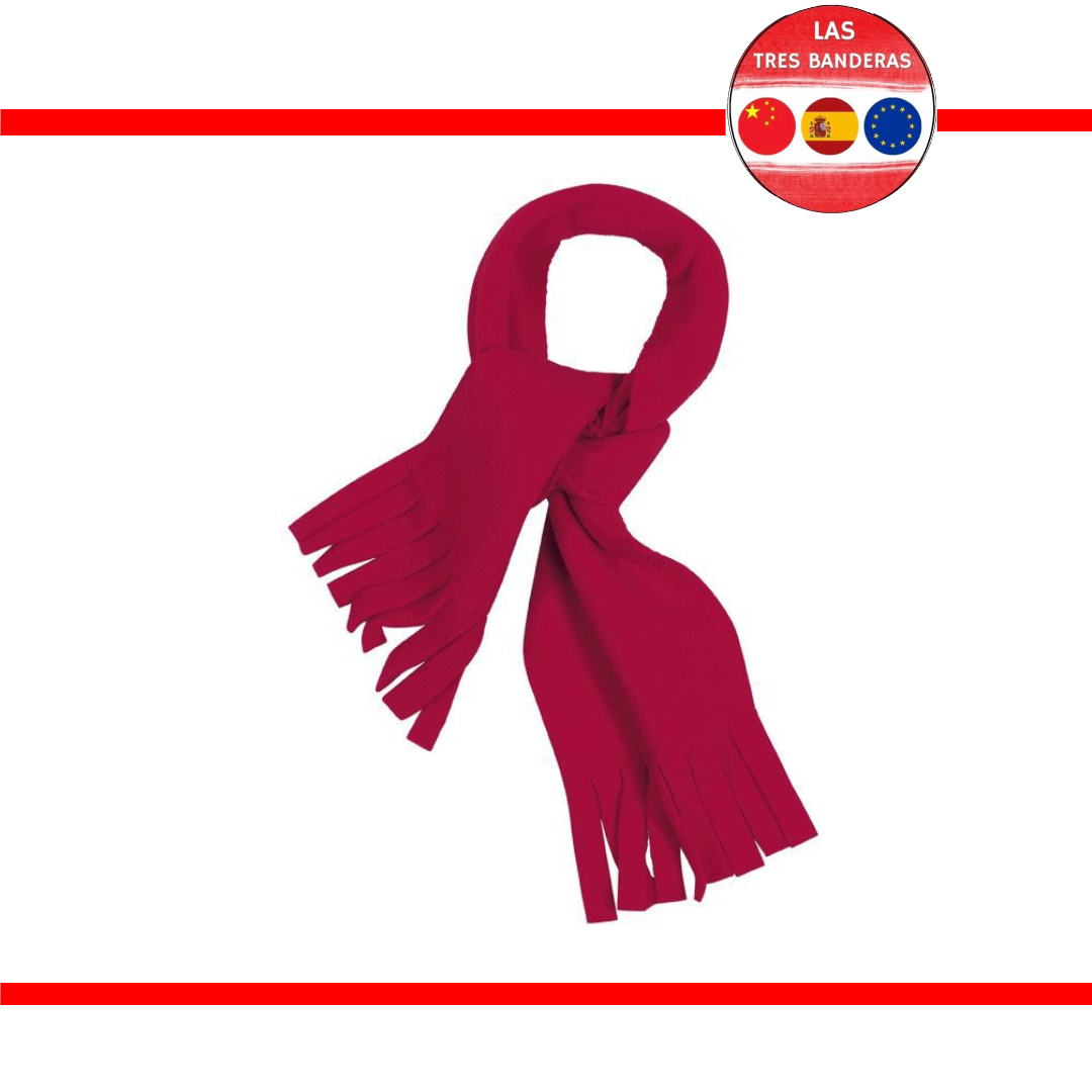 BUFANDA NAVIDAD ROJA