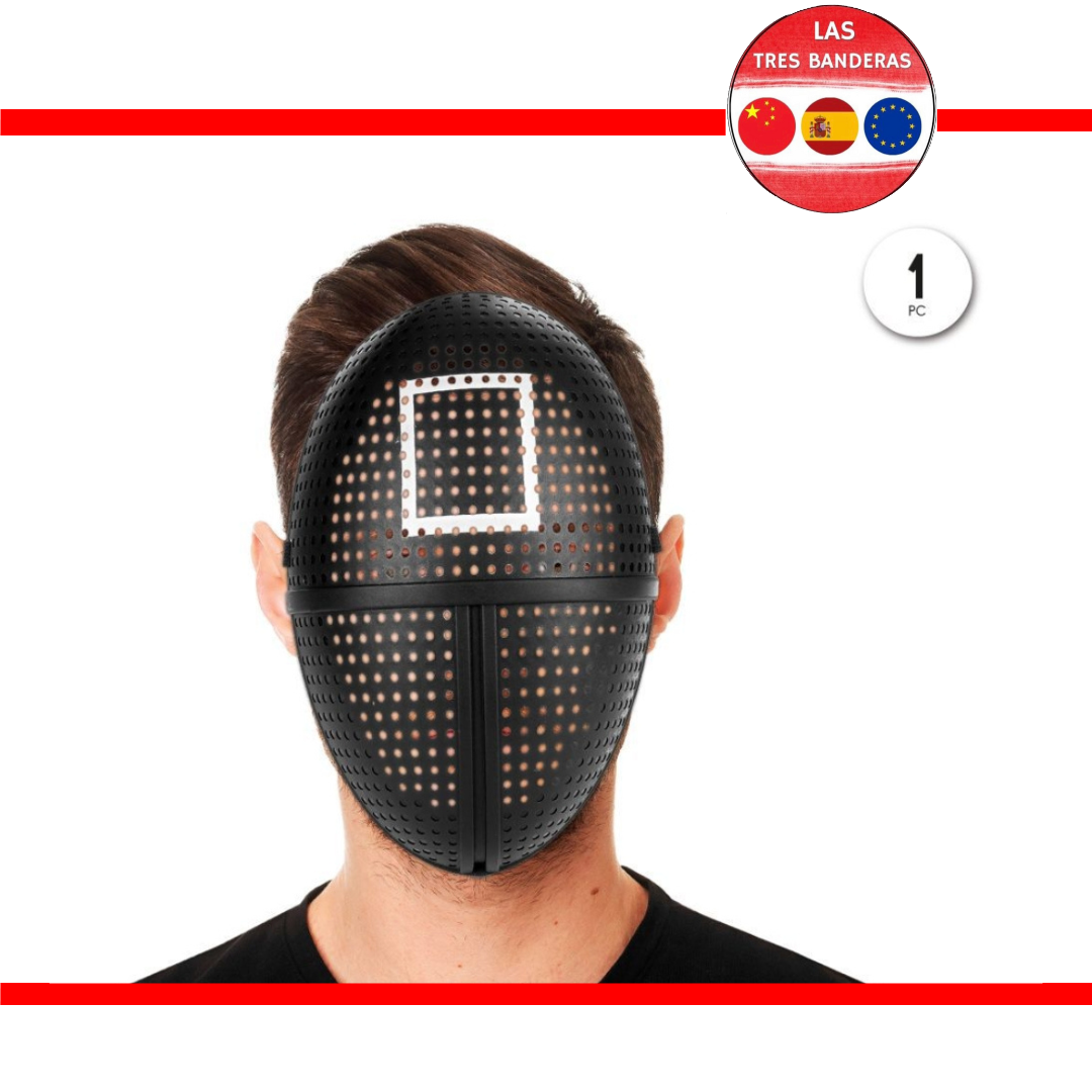 MASCARA NEGRA CIRCULO/CUADRADO