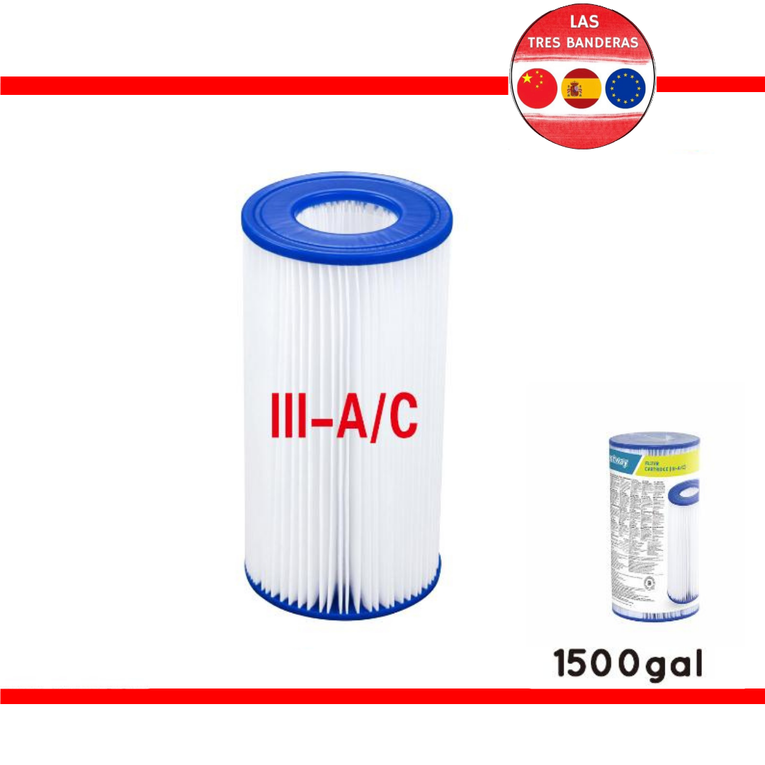 BESTWAY FILTRO CARTUCHO III A C 1500GAL
